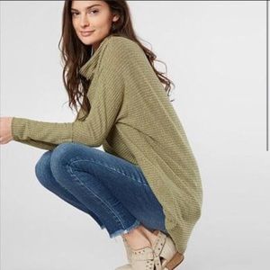 We the Free Long Waffle Knit Thermal Tunic